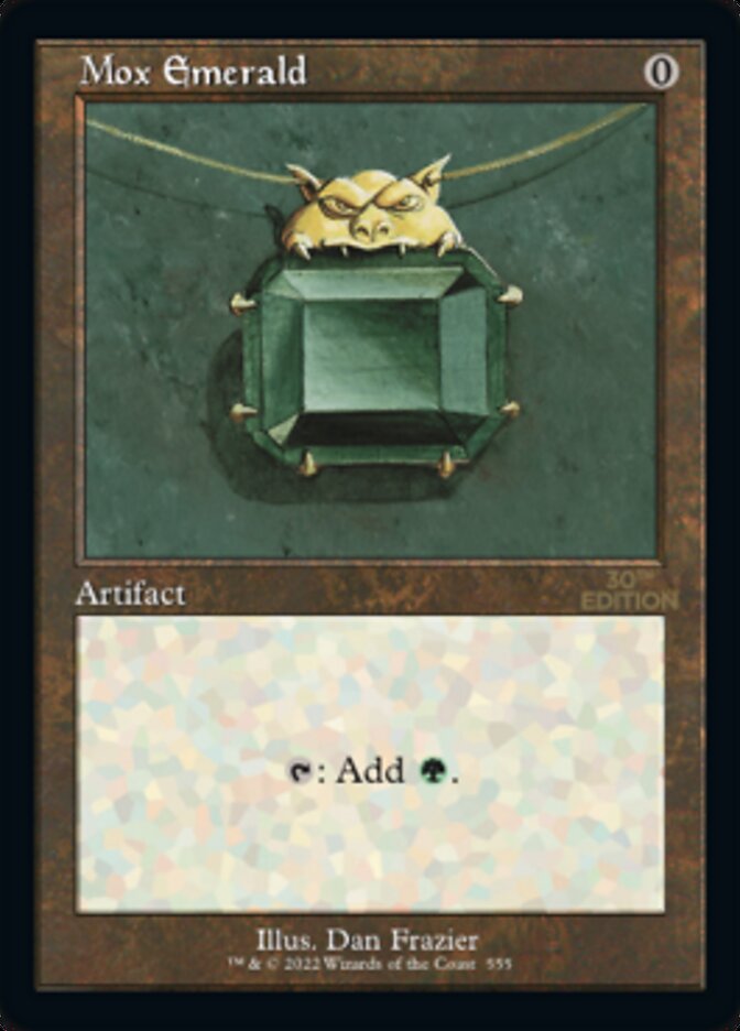 Mox Emerald (Retro) [30th Anniversary Edition] | Anubis Games and Hobby