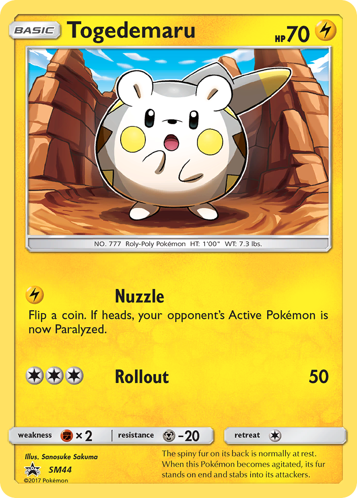 Togedemaru (SM44) [Sun & Moon: Black Star Promos] | Anubis Games and Hobby