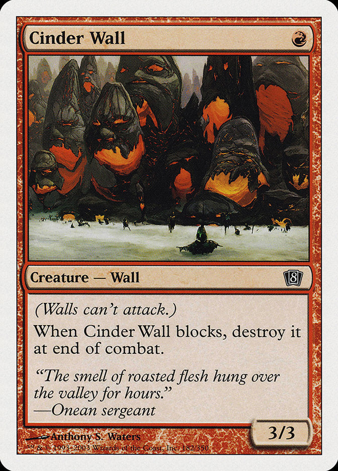 Cinder Wall [Eighth Edition] | Anubis Games and Hobby