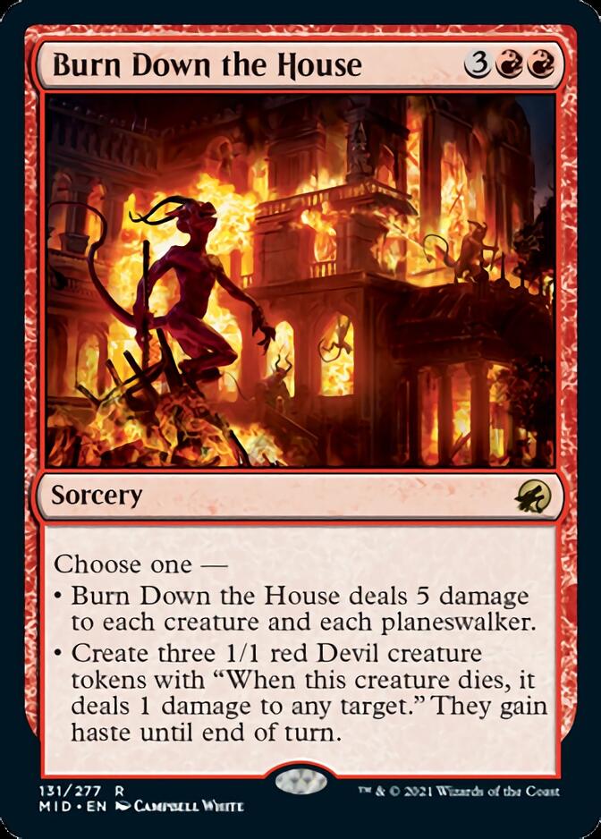 Burn Down the House [Innistrad: Midnight Hunt] | Anubis Games and Hobby