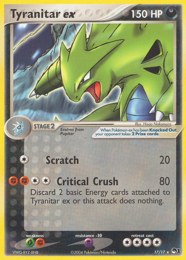 Tyranitar ex (17/17) [POP Series 1] | Anubis Games and Hobby