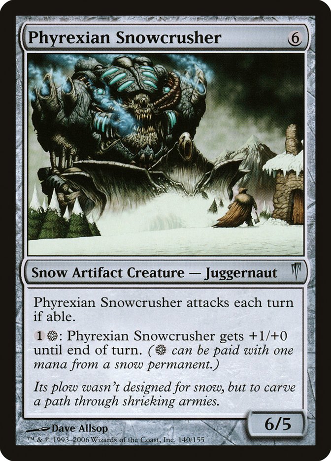 Phyrexian Snowcrusher [Coldsnap] | Anubis Games and Hobby