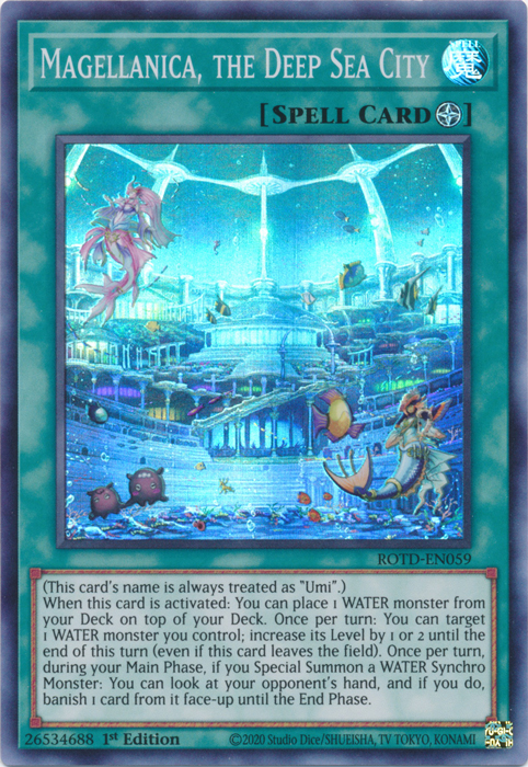 Magellanica, the Deep Sea City [ROTD-EN059] Super Rare | Anubis Games and Hobby