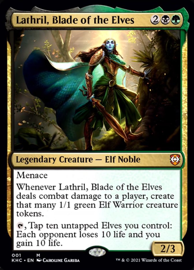 Lathril, Blade of the Elves [Kaldheim Commander] | Anubis Games and Hobby