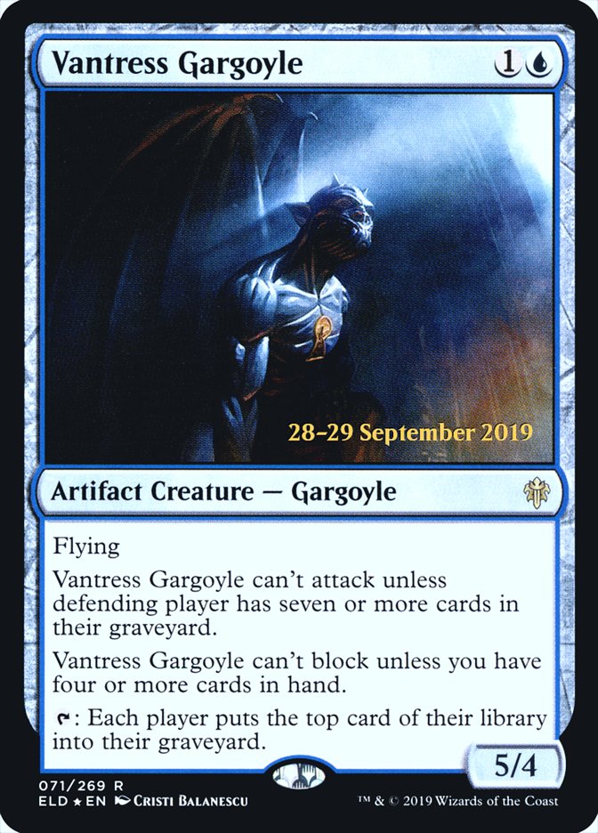 Vantress Gargoyle [Throne of Eldraine Prerelease Promos] | Anubis Games and Hobby