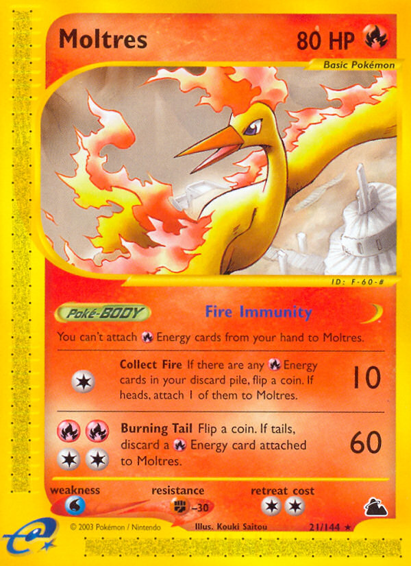 Moltres (21/144) [Skyridge] | Anubis Games and Hobby