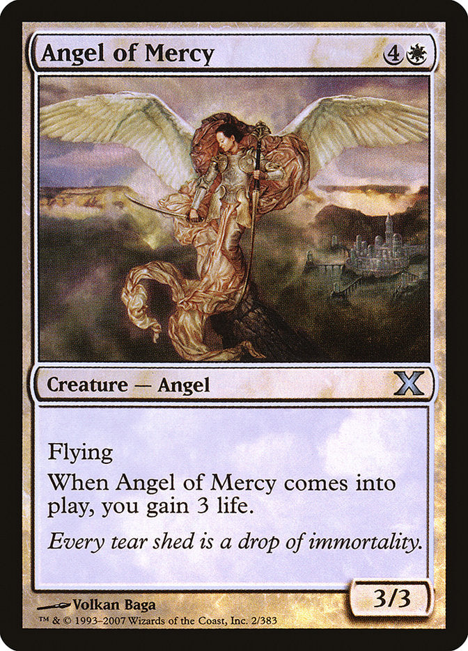 Angel of Mercy (Premium Foil) [Tenth Edition] | Anubis Games and Hobby