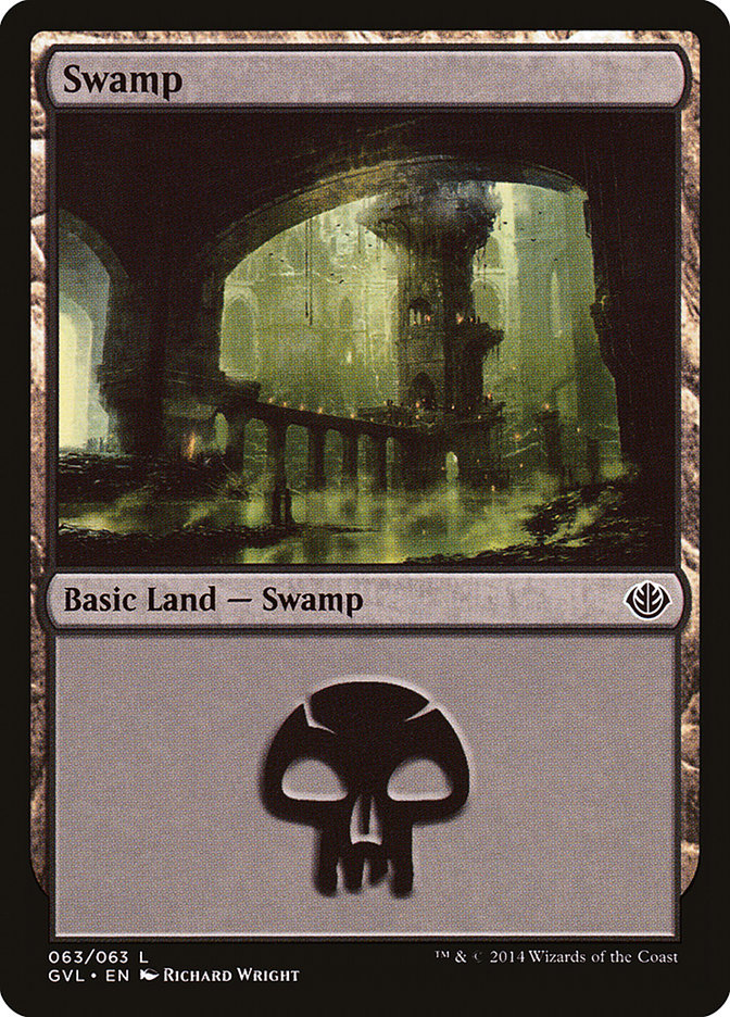 Swamp (63) (Garruk vs. Liliana) [Duel Decks Anthology] | Anubis Games and Hobby