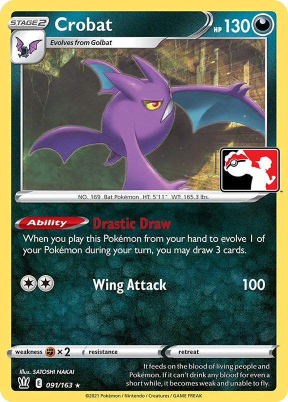 Crobat (091/163) [Prize Pack Series One] | Anubis Games and Hobby