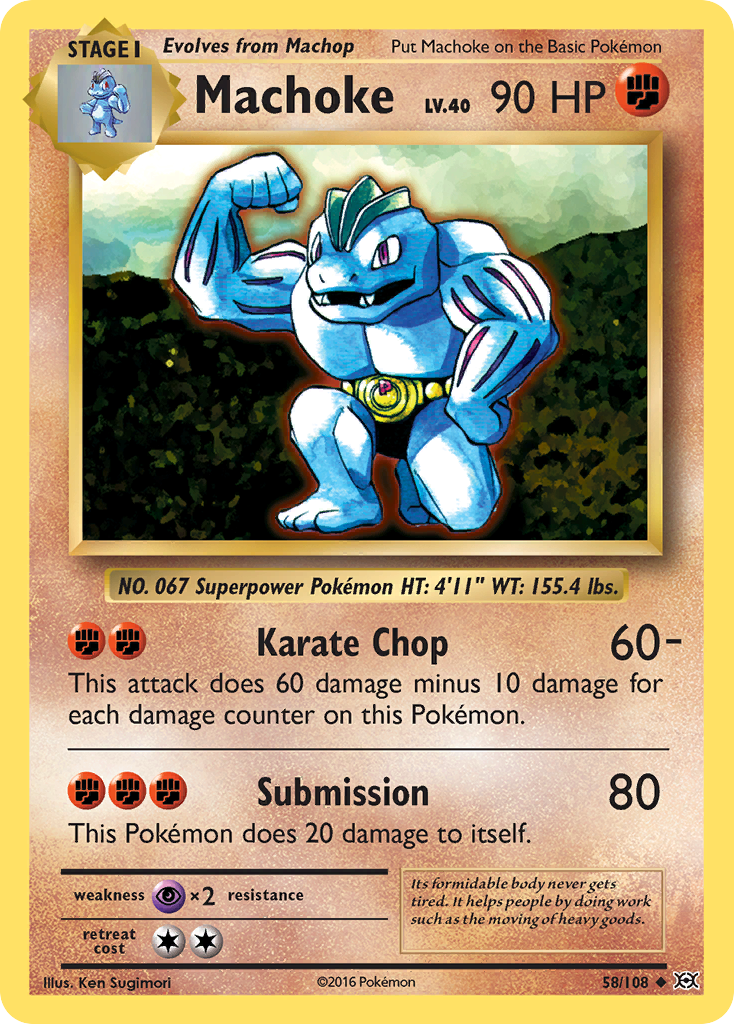 Machoke (58/108) [XY: Evolutions] | Anubis Games and Hobby