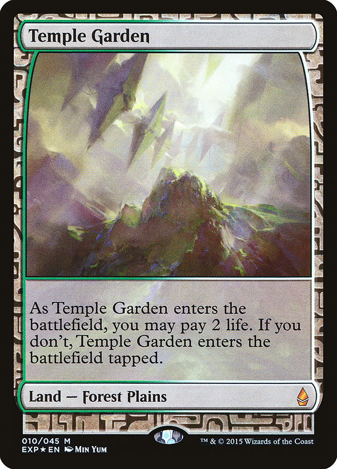 Temple Garden [Zendikar Expeditions] | Anubis Games and Hobby