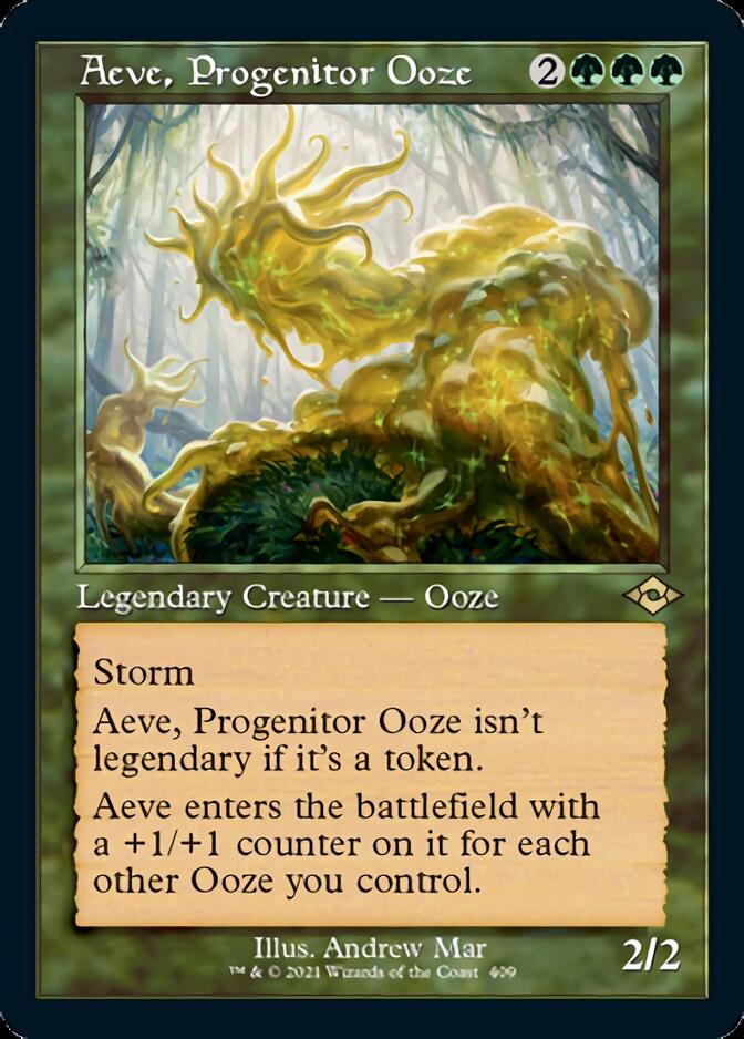 Aeve, Progenitor Ooze (Retro Foil Etched) [Modern Horizons 2] | Anubis Games and Hobby