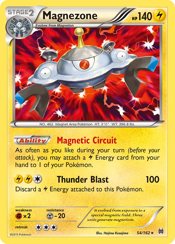 Magnezone (54/162) (Theme Deck Exclusive) [XY: BREAKthrough] | Anubis Games and Hobby