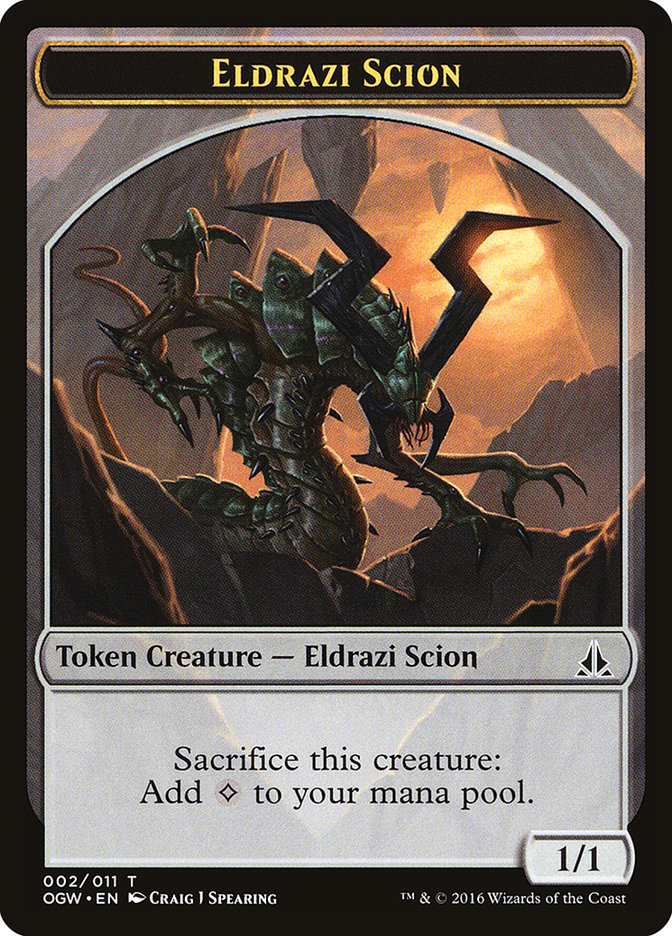 Eldrazi Scion Token (002/011) [Oath of the Gatewatch Tokens] | Anubis Games and Hobby