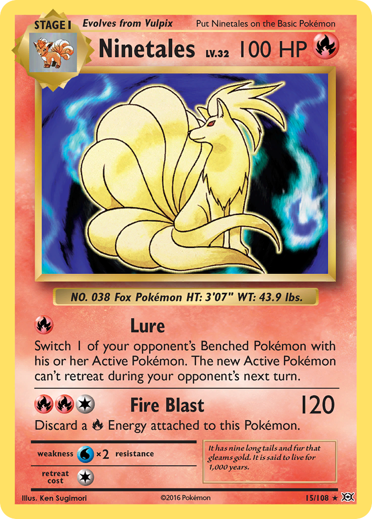 Ninetales (15/108) [XY: Evolutions] | Anubis Games and Hobby