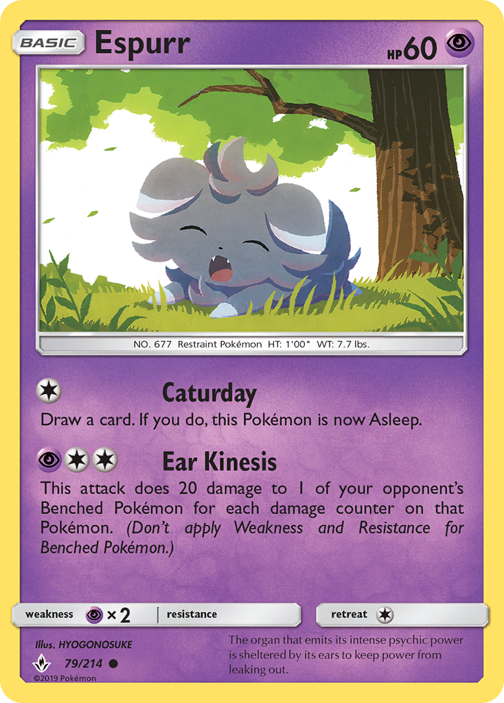 Espurr (79/214) [Sun & Moon: Unbroken Bonds] | Anubis Games and Hobby