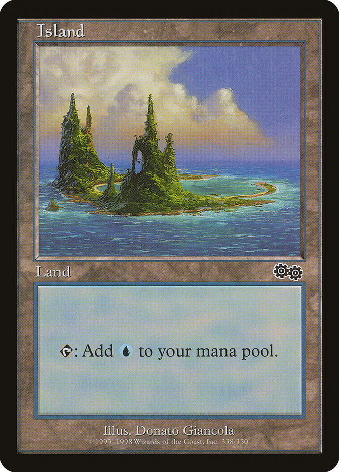 Island (338) [Urza's Saga] | Anubis Games and Hobby