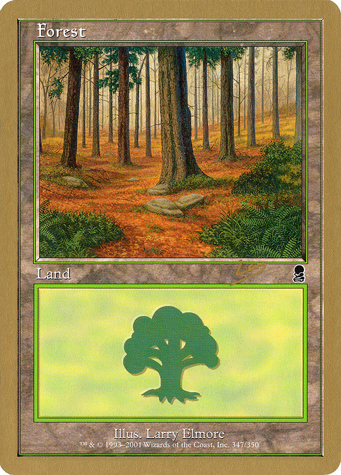 Forest (rl347) (Raphael Levy) [World Championship Decks 2002] | Anubis Games and Hobby