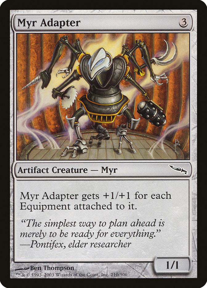 Myr Adapter [Mirrodin] | Anubis Games and Hobby