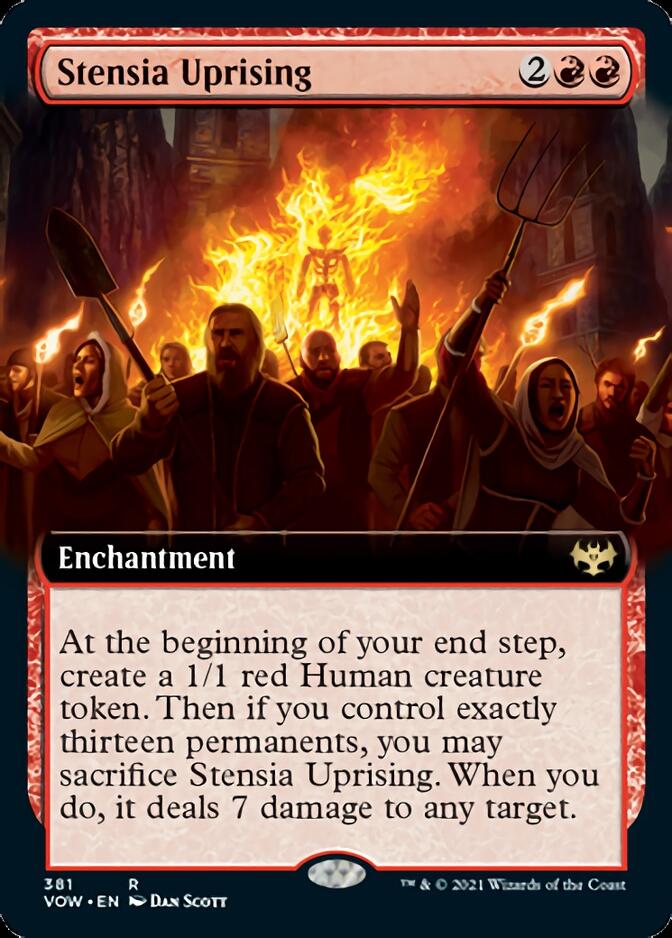 Stensia Uprising (Extended Art) [Innistrad: Crimson Vow] | Anubis Games and Hobby