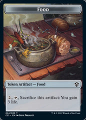 Food // Saproling Double-Sided Token [Commander 2021 Tokens] | Anubis Games and Hobby