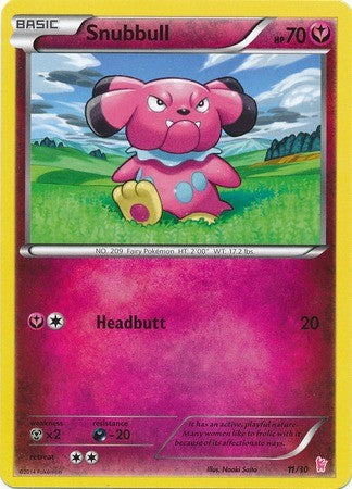 Snubbull (11/30) [XY: Trainer Kit - Sylveon] | Anubis Games and Hobby