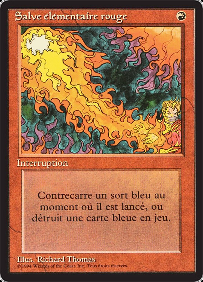 Red Elemental Blast [Foreign Black Border] | Anubis Games and Hobby