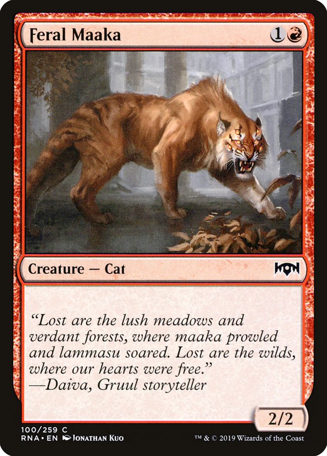 Feral Maaka [Ravnica Allegiance] | Anubis Games and Hobby
