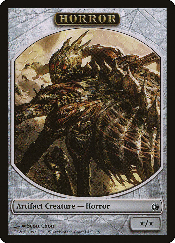 Horror Token [Mirrodin Besieged Tokens] | Anubis Games and Hobby