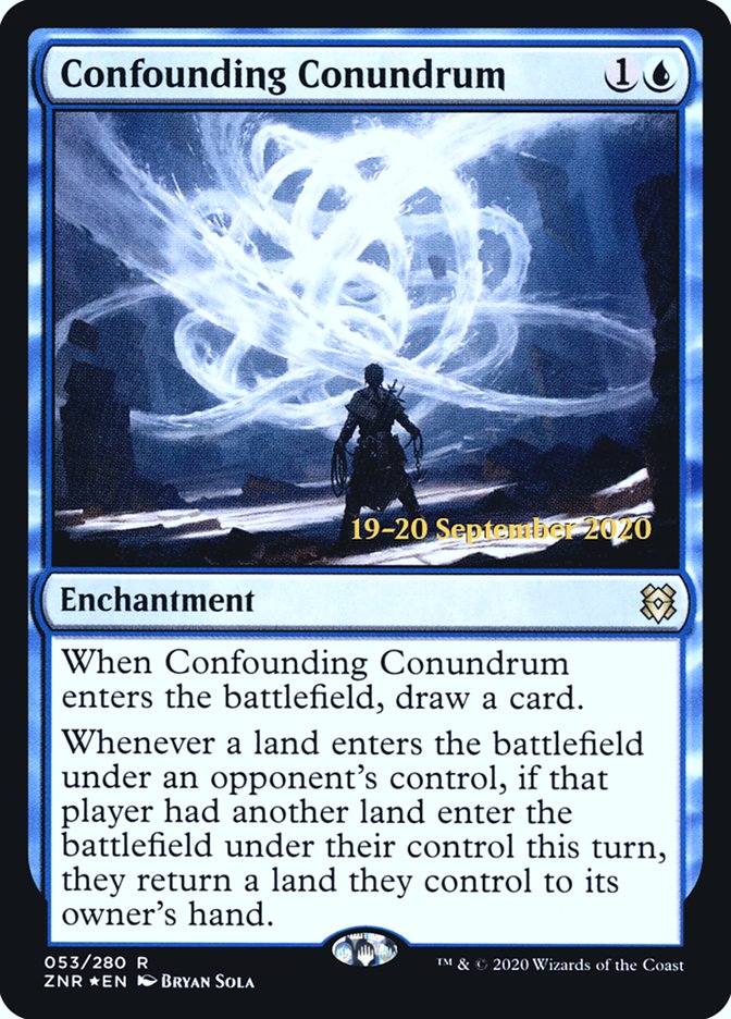 Confounding Conundrum [Zendikar Rising Prerelease Promos] | Anubis Games and Hobby