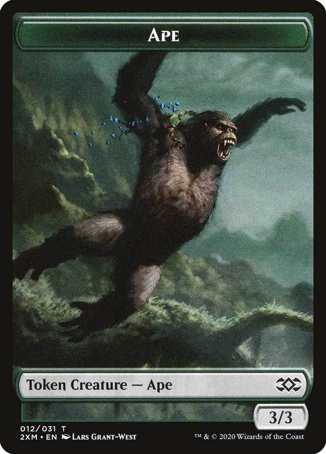 Ape Token [Double Masters Tokens] | Anubis Games and Hobby
