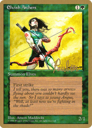 Elvish Archers - 1996 Preston Poulter (4ED) [Pro Tour Collector Set] | Anubis Games and Hobby