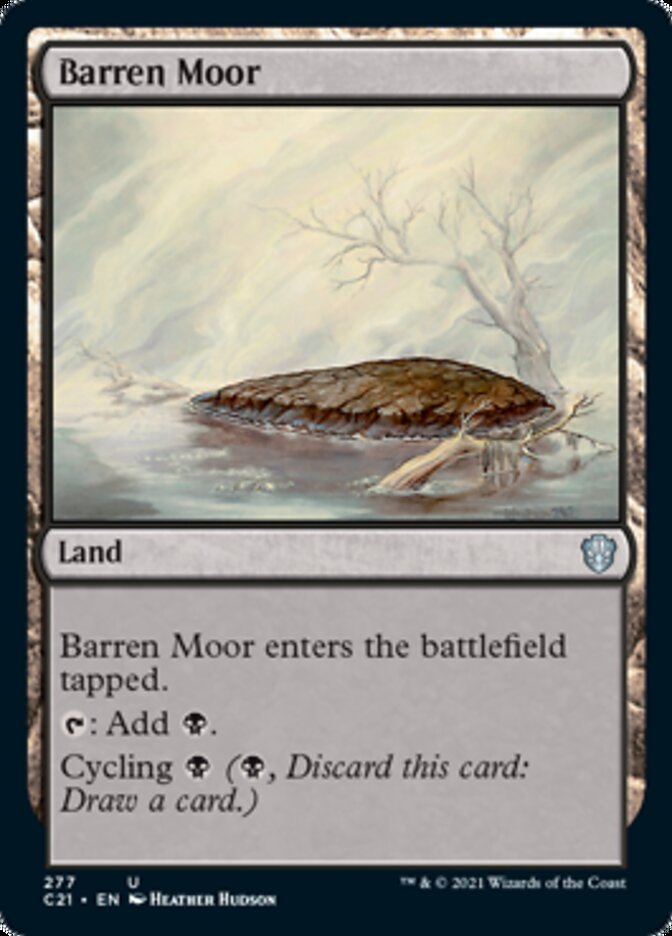 Barren Moor [Commander 2021] | Anubis Games and Hobby