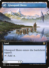 Glasspool Mimic // Glasspool Shore (Extended Art) [Zendikar Rising] | Anubis Games and Hobby