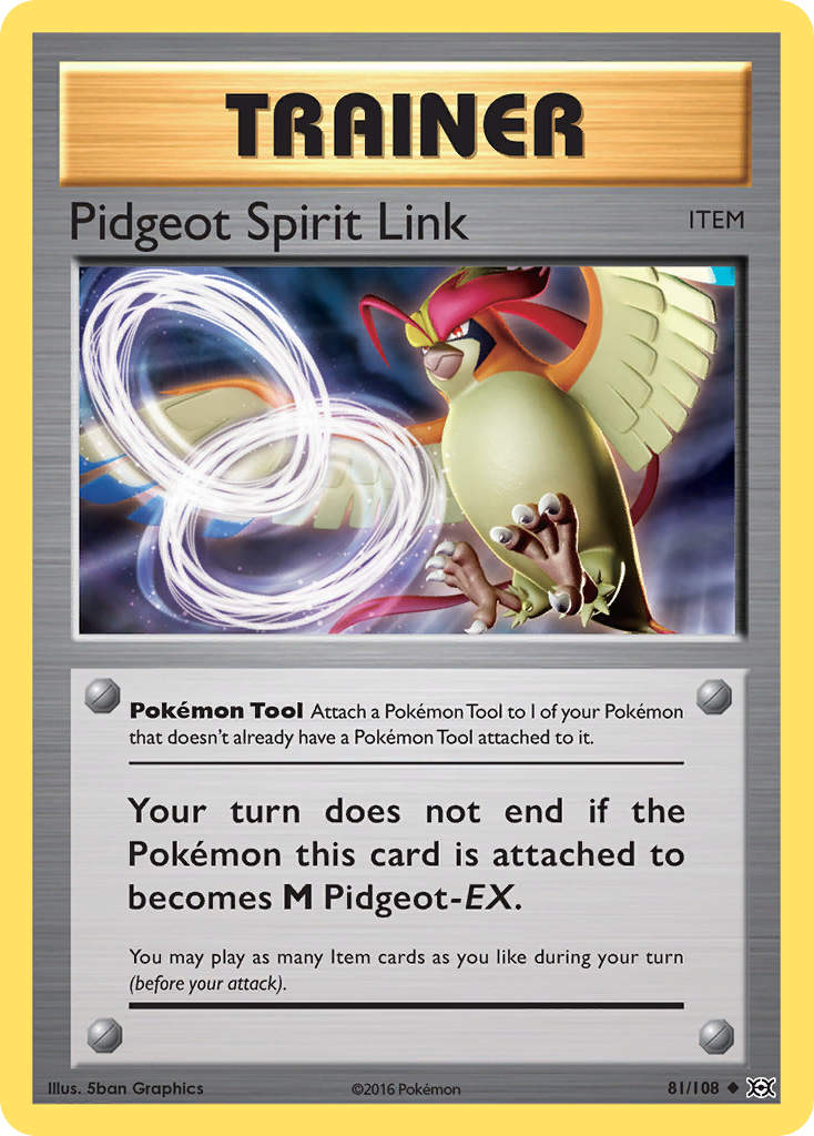 Pidgeot Spirit Link (81/108) [XY: Evolutions] | Anubis Games and Hobby