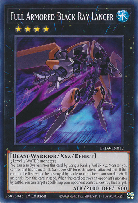 Full Armored Black Ray Lancer [LED9-EN012] Common | Anubis Games and Hobby