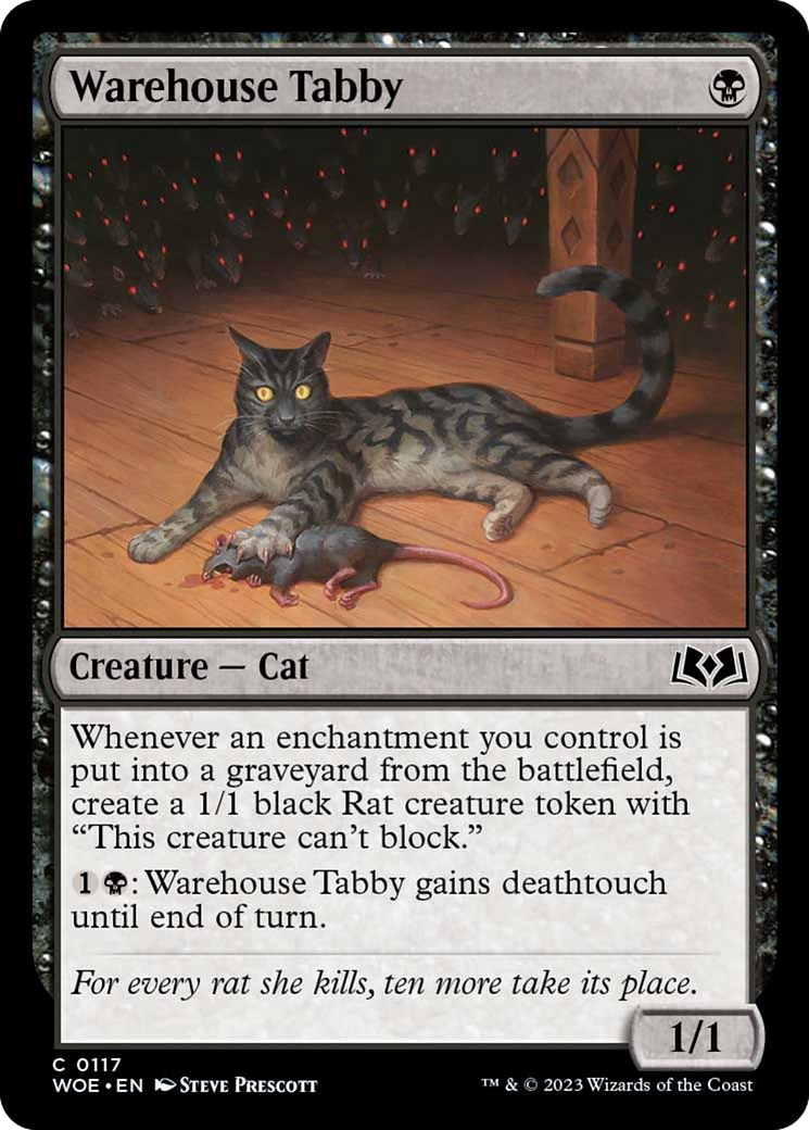 Warehouse Tabby [Wilds of Eldraine] | Anubis Games and Hobby