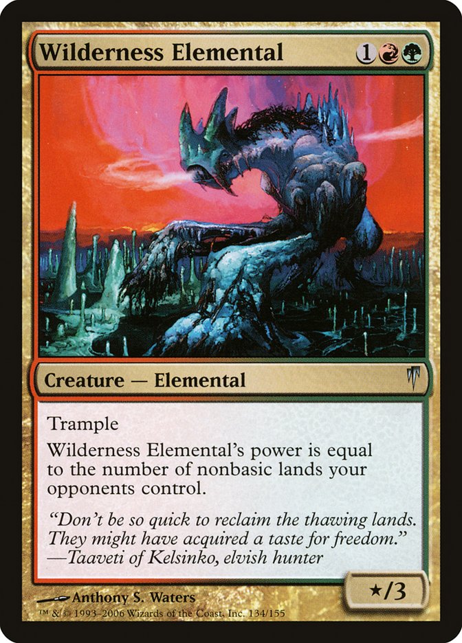 Wilderness Elemental [Coldsnap] | Anubis Games and Hobby