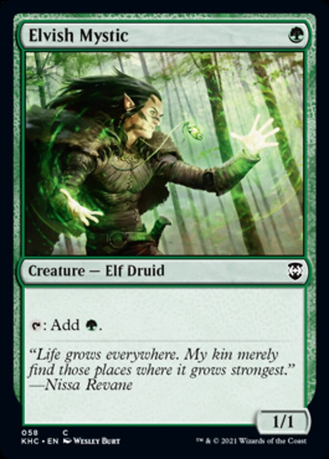Elvish Mystic [Kaldheim Commander] | Anubis Games and Hobby