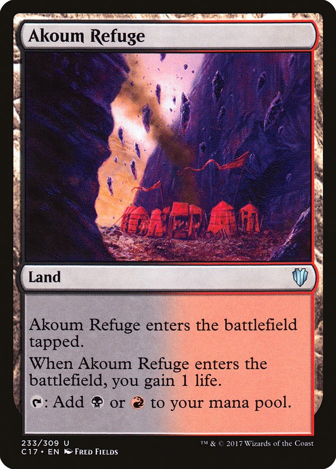 Akoum Refuge [Commander 2017] | Anubis Games and Hobby