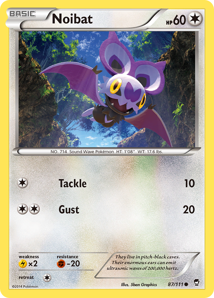 Noibat (87/111) [XY: Furious Fists] | Anubis Games and Hobby