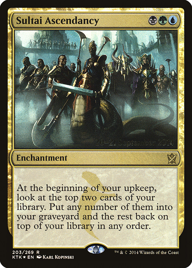 Sultai Ascendancy [Khans of Tarkir Prerelease Promos] | Anubis Games and Hobby
