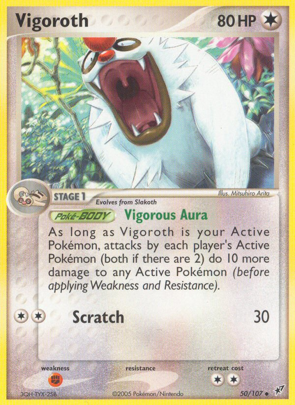 Vigoroth (50/107) [EX: Deoxys] | Anubis Games and Hobby