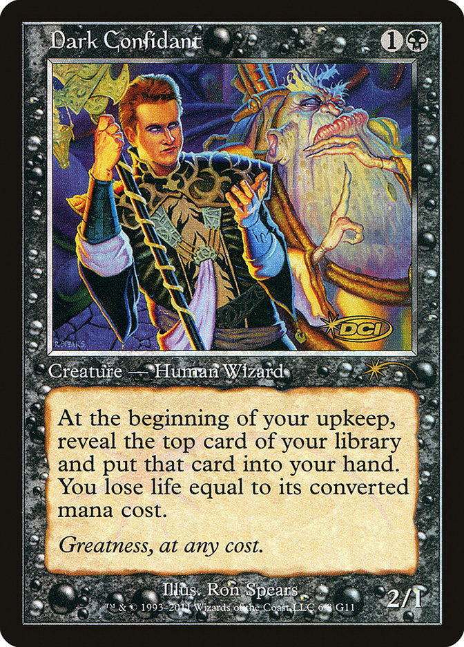 Dark Confidant [Judge Gift Cards 2011] | Anubis Games and Hobby