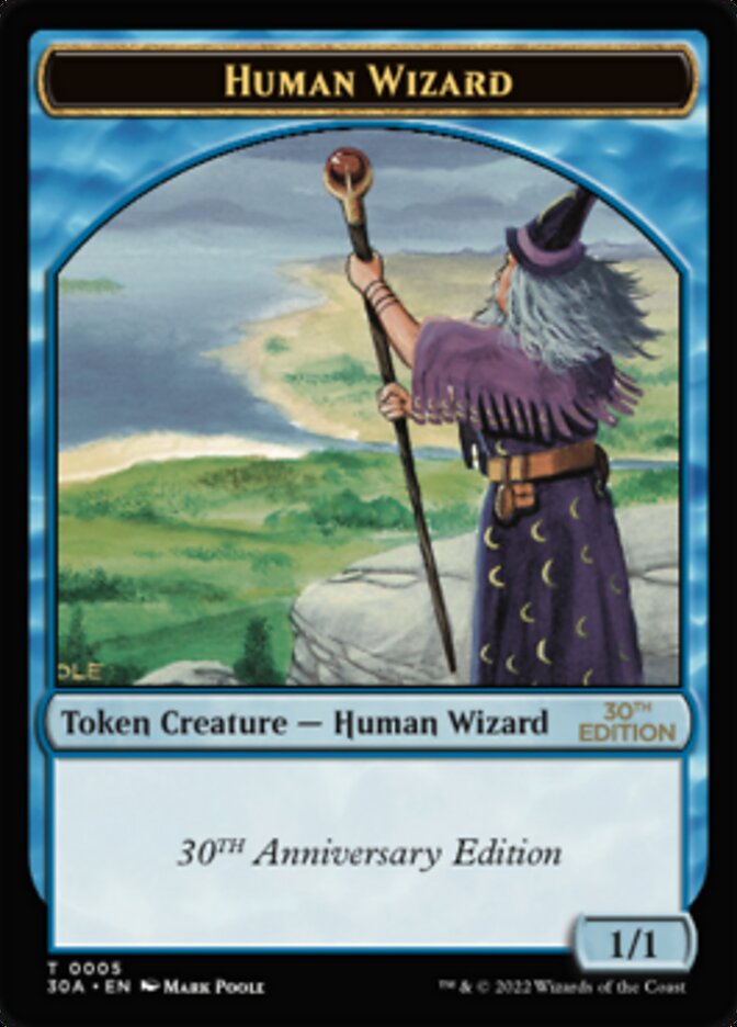 Human Wizard Token [30th Anniversary Tokens] | Anubis Games and Hobby