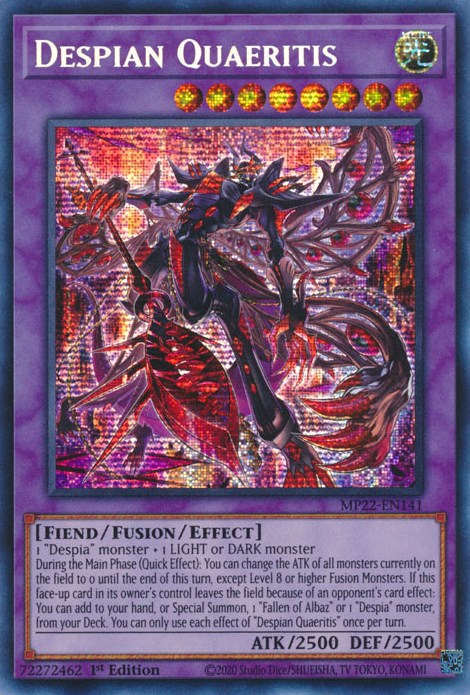 Despian Quaeritis [MP22-EN141] Prismatic Secret Rare | Anubis Games and Hobby