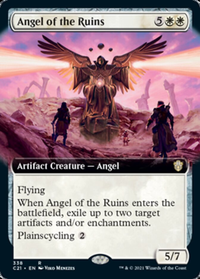 Angel of the Ruins (Extended Art) [Commander 2021] | Anubis Games and Hobby