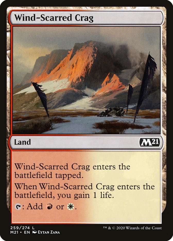 Wind-Scarred Crag [Core Set 2021] | Anubis Games and Hobby