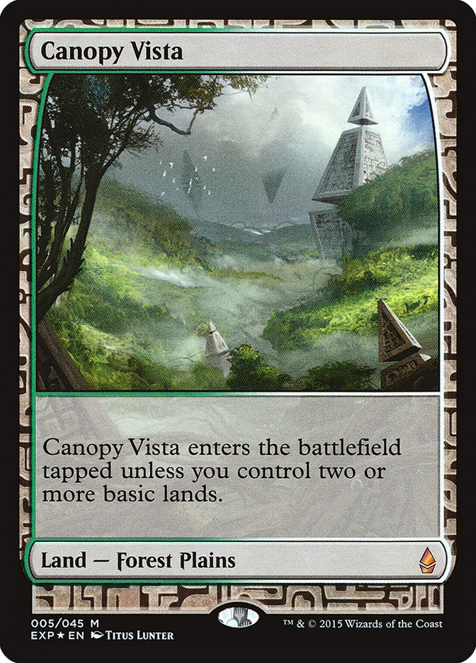 Canopy Vista [Zendikar Expeditions] | Anubis Games and Hobby