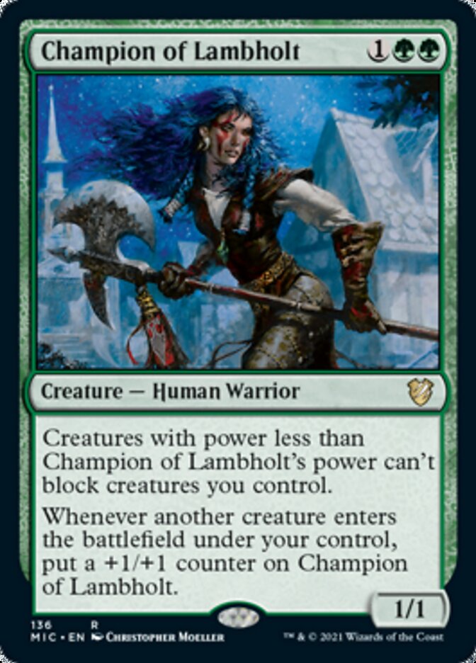 Champion of Lambholt [Innistrad: Midnight Hunt Commander] | Anubis Games and Hobby